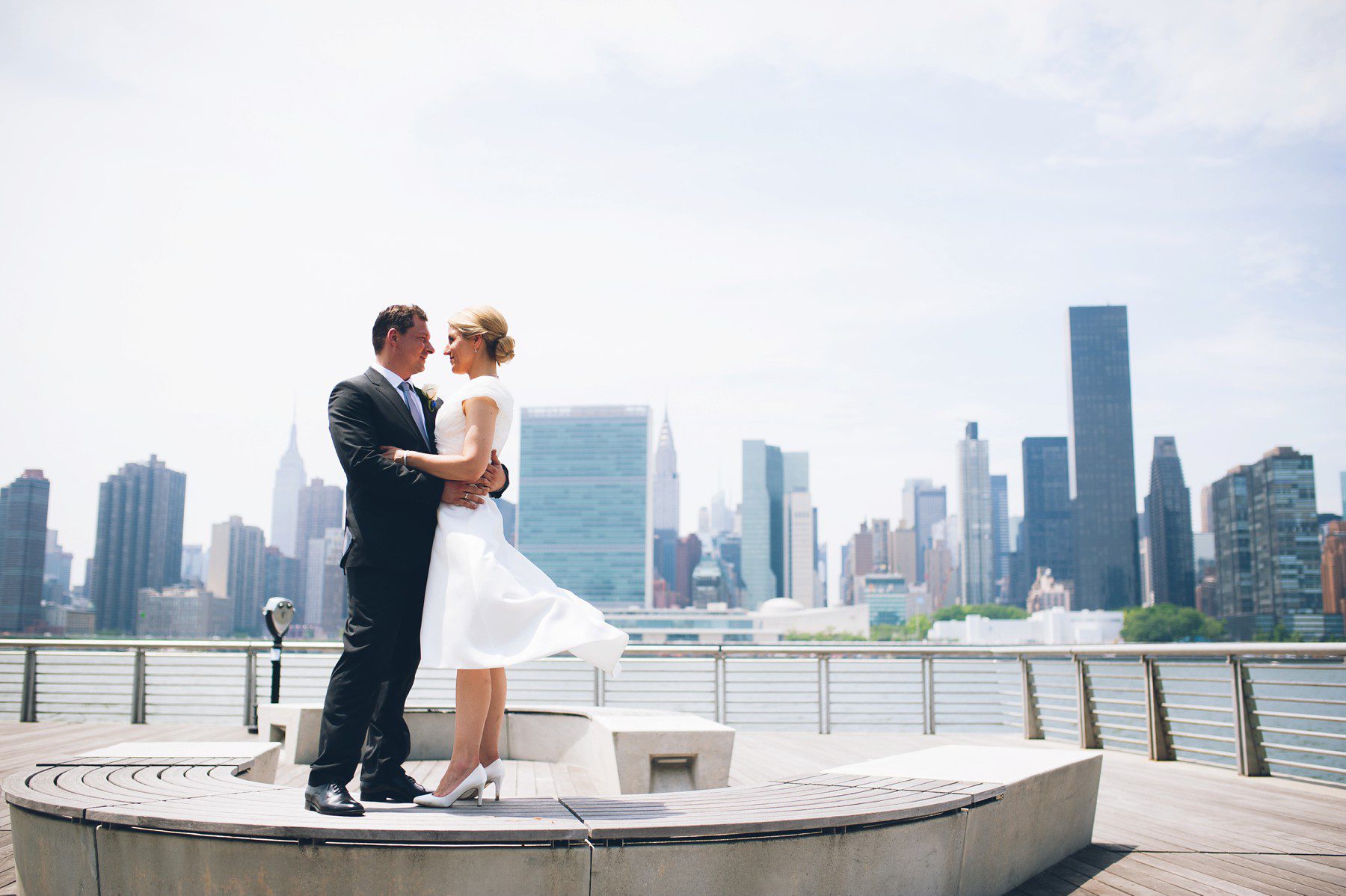 New York elopement Gantry Park LIC
