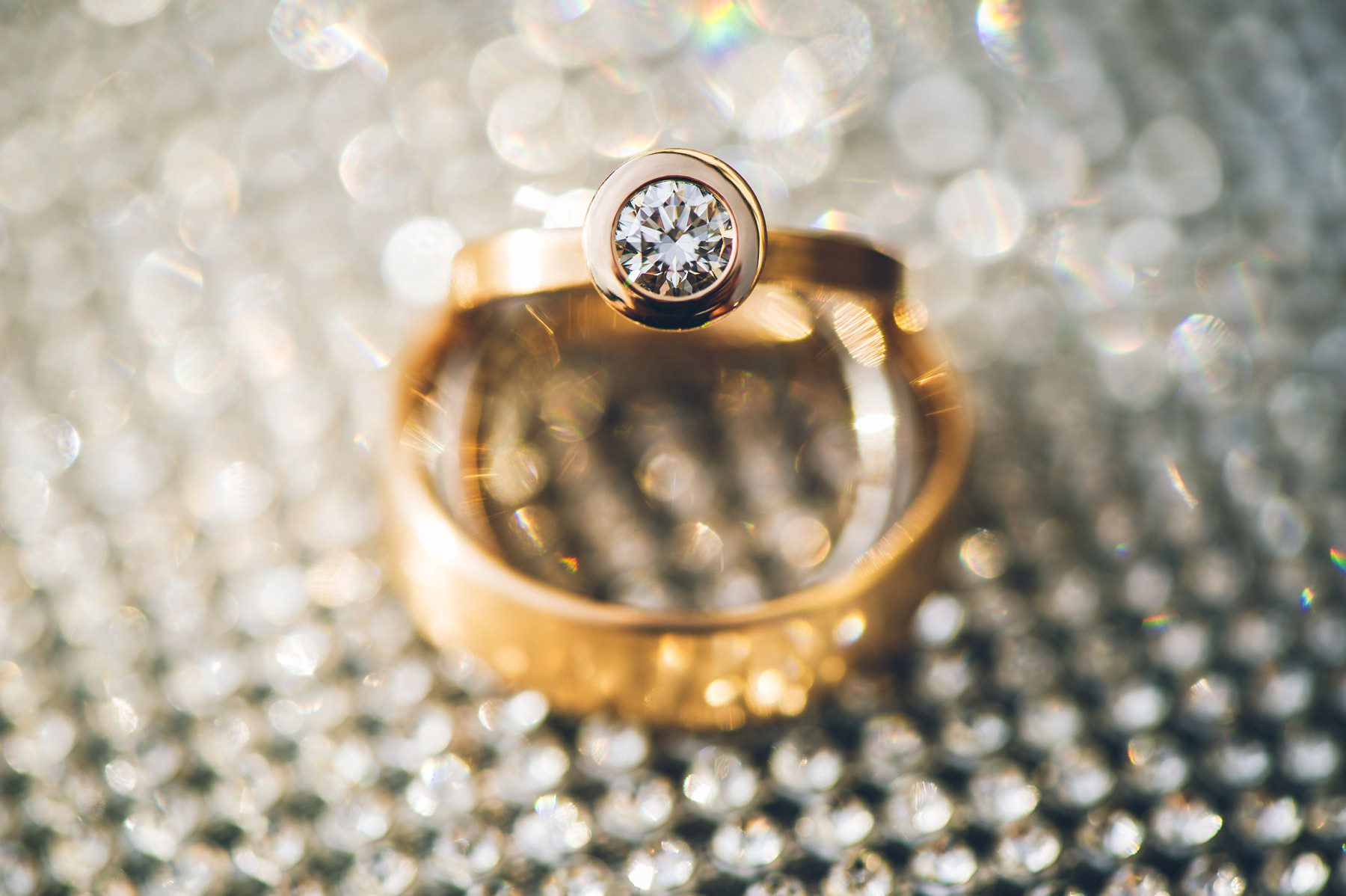 Engagement and Wedding Ring Shot 