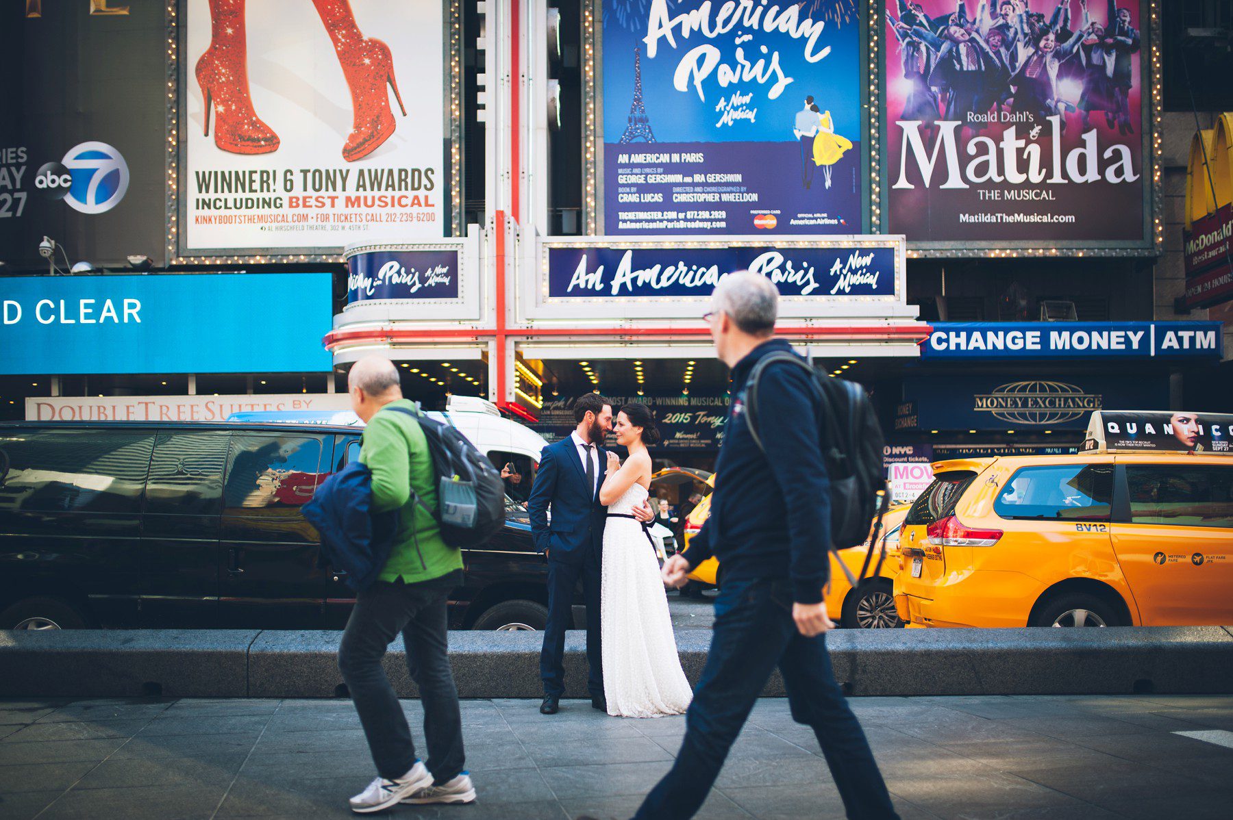 Times Square elopement hochzeit