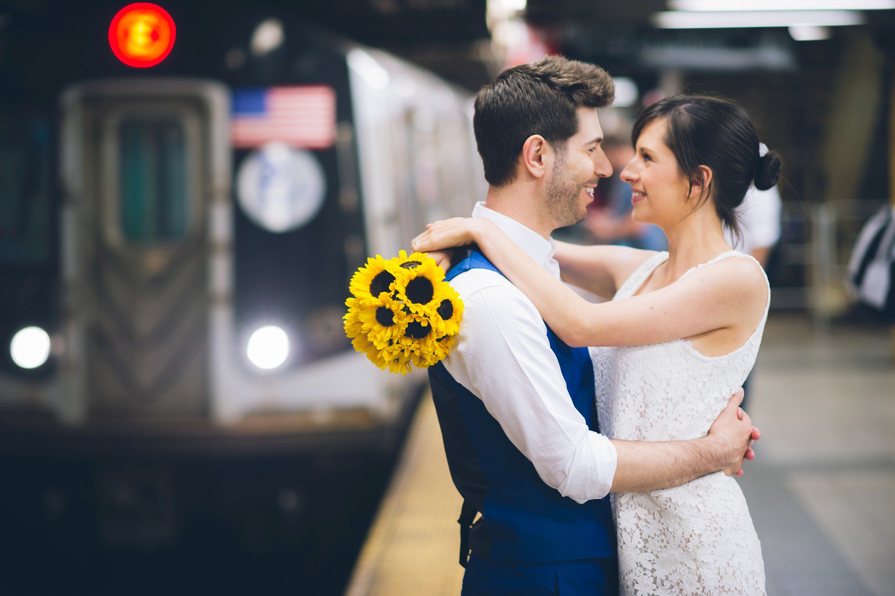 Subway Elopement Wedding