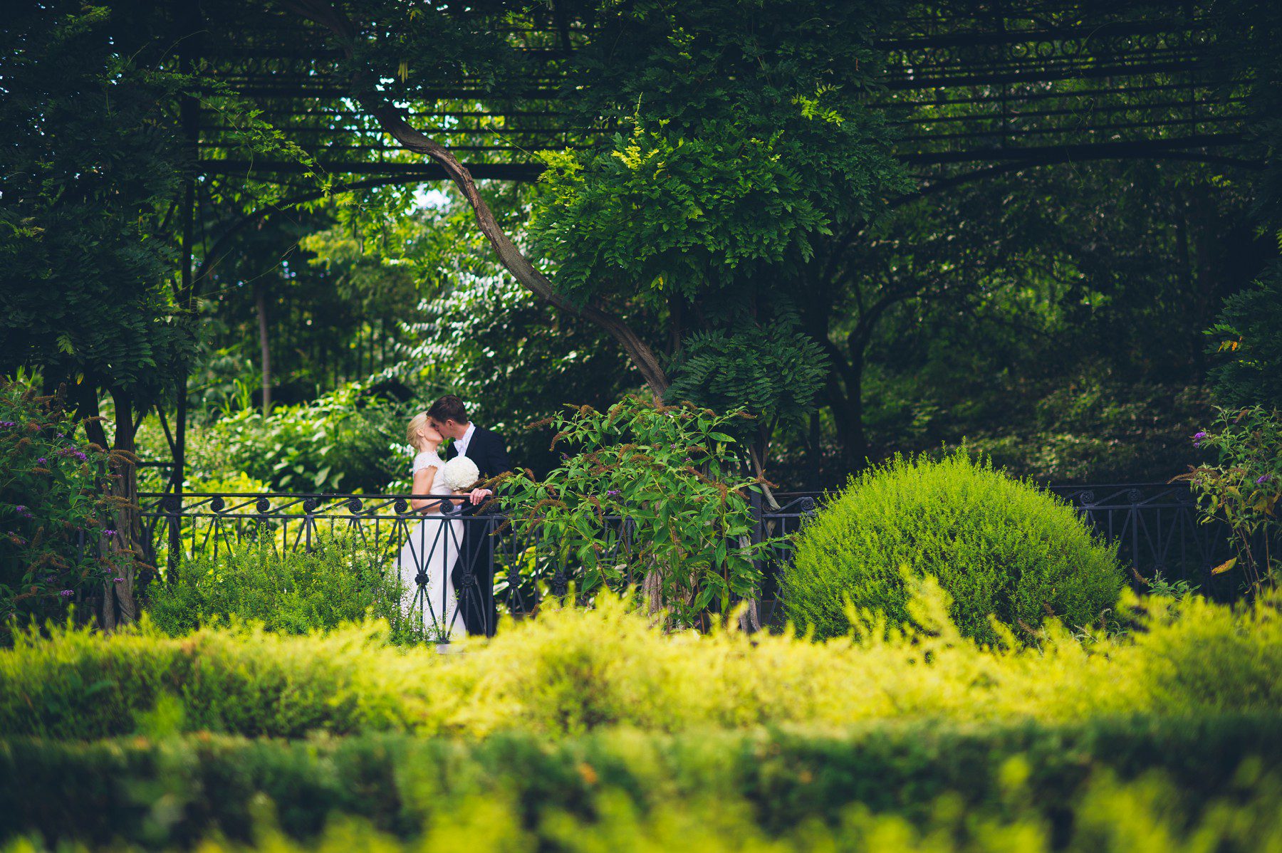 new york conservatory garden wedding elopement