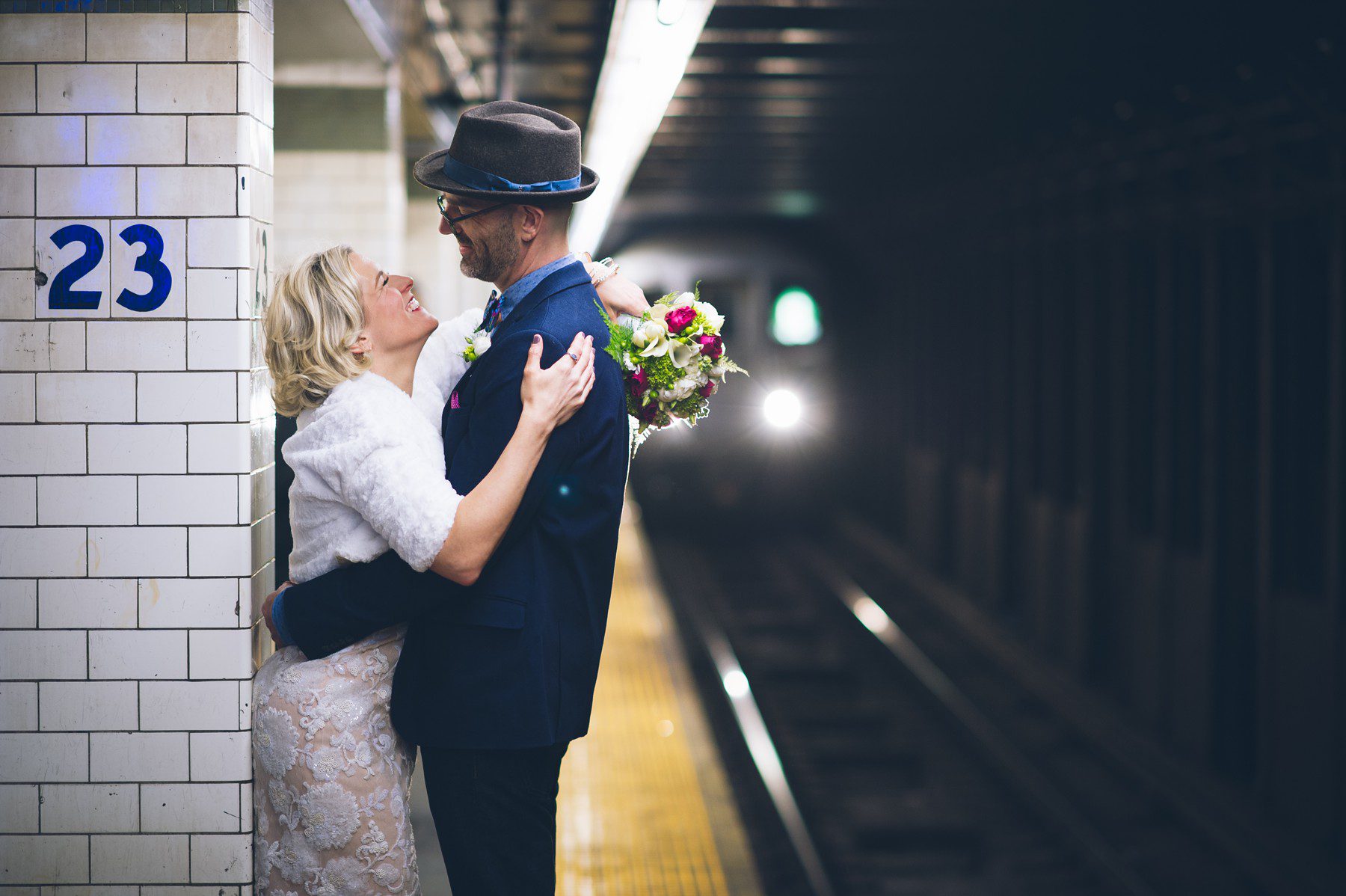 subway wedding