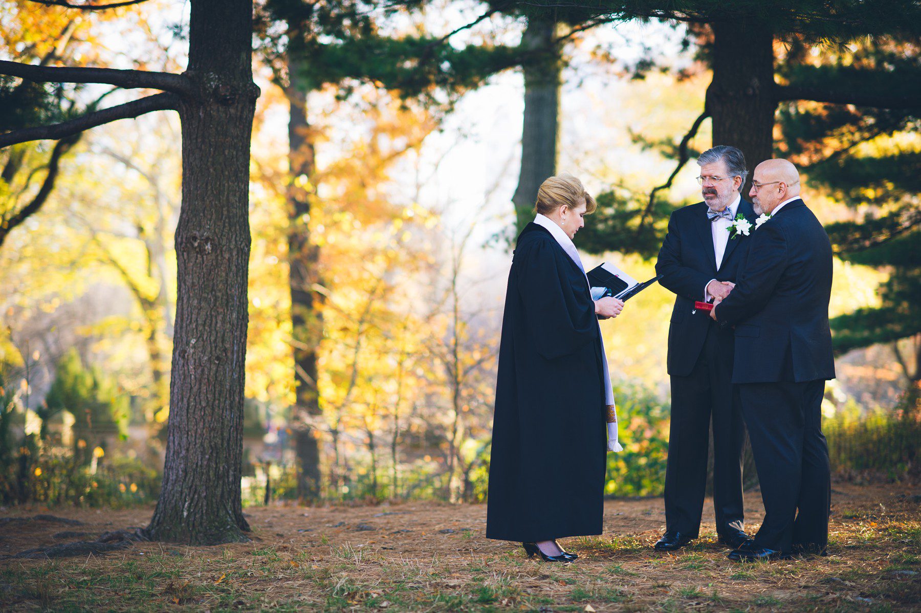 marriage equality elopement in central park