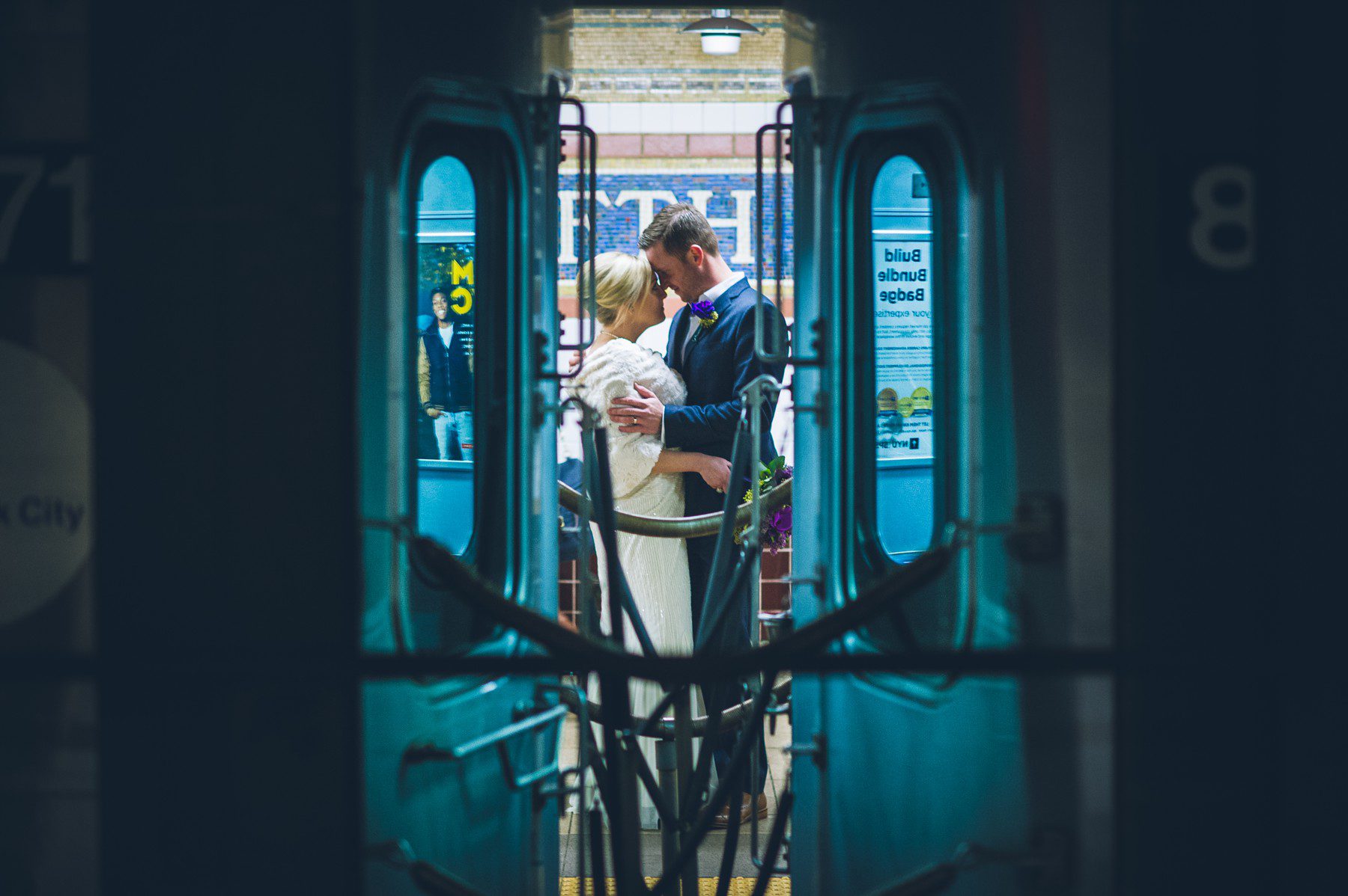 New York Subway Wedding