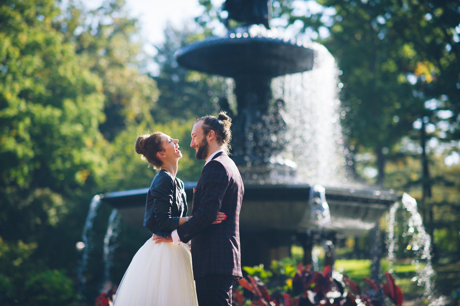 Bethesda Fountain Wedding