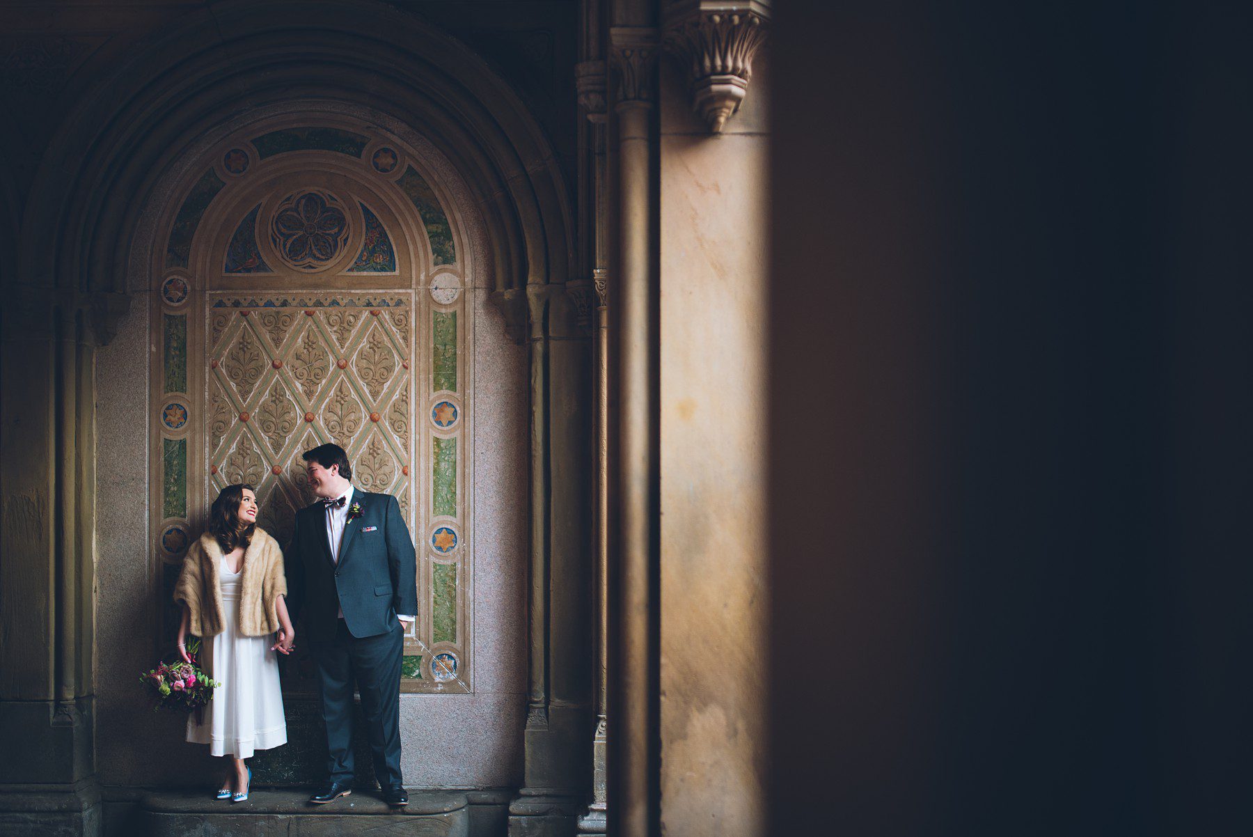 Bethesda Terrace Wedding of Whitney & Grant | A Central Park Elopement