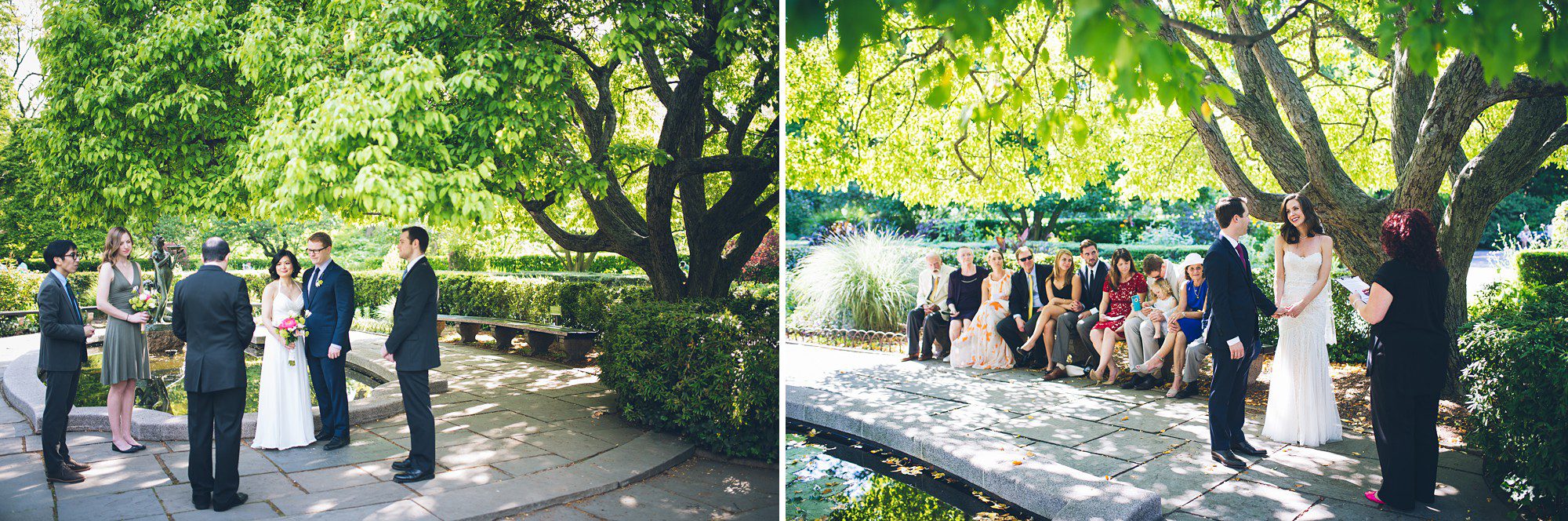 Best places to get married in Central Park Conservatory Garden
