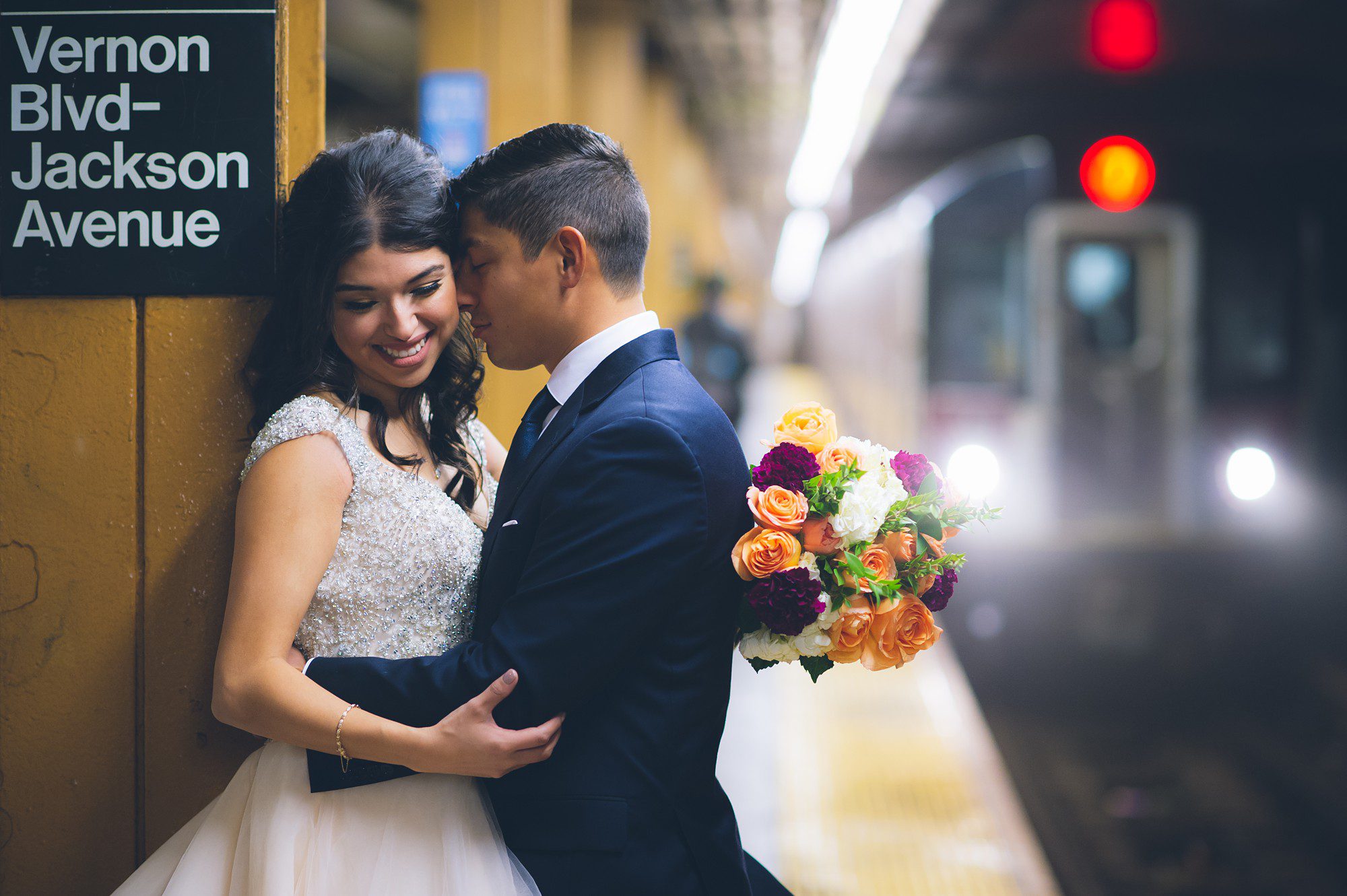 NYC Subway Wedding