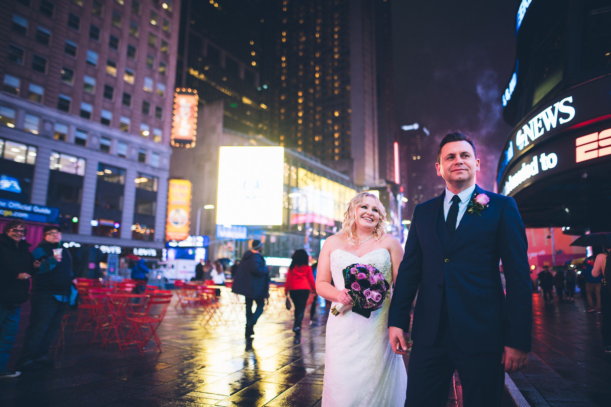 Times Square Wedding