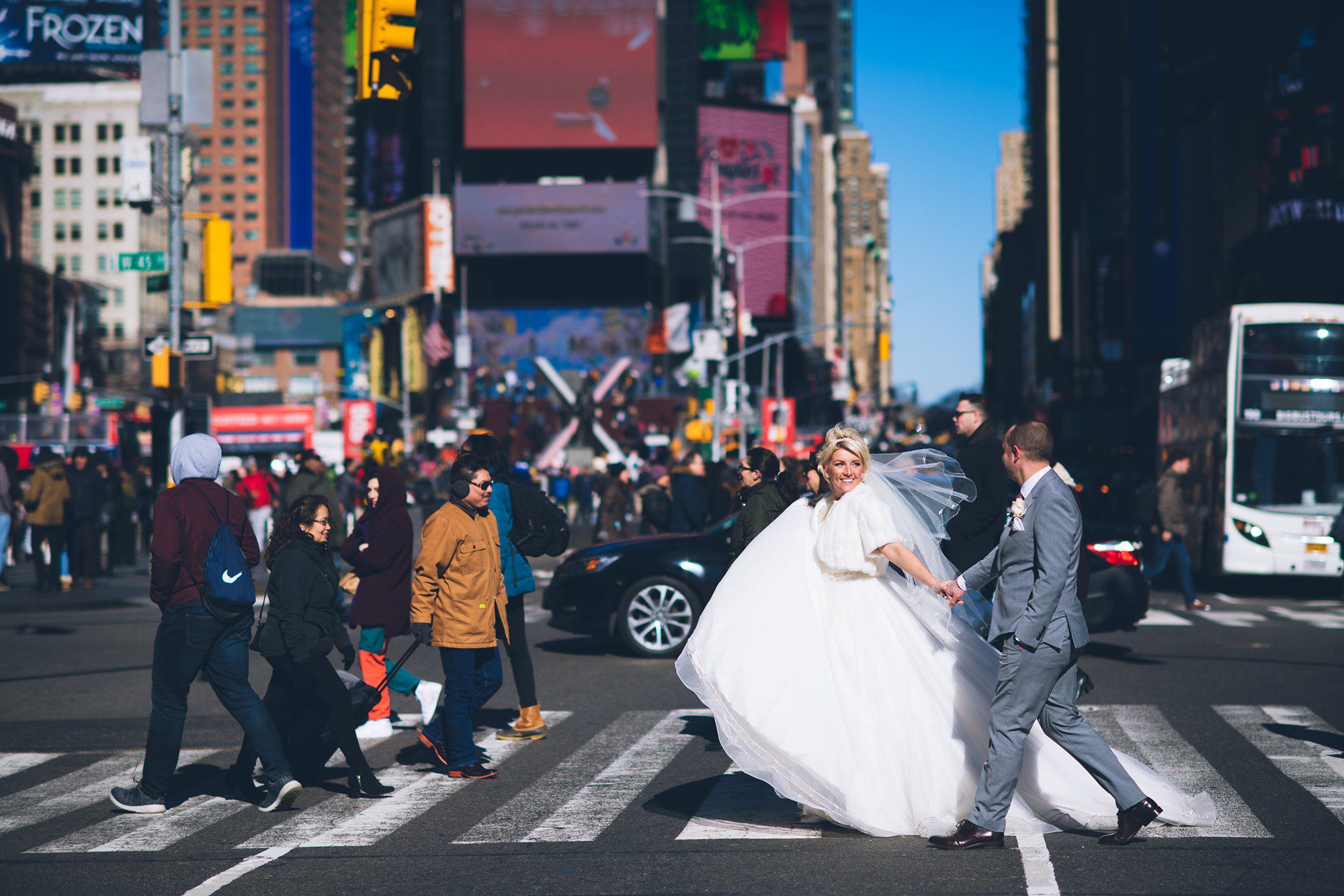 Most popular places for wedding photos in New York