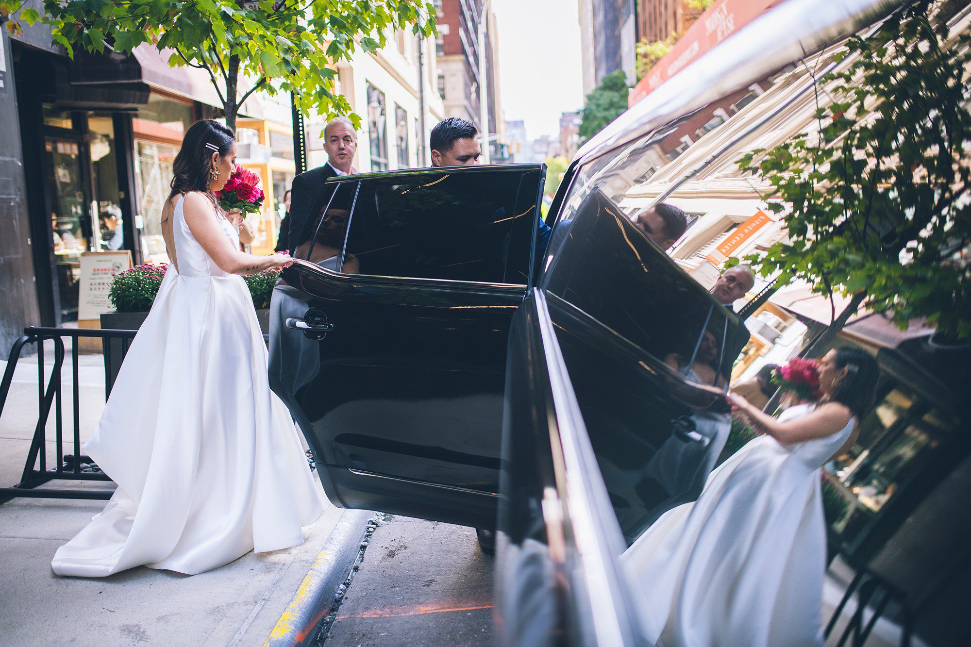 Wedding at Bethesda Terrace Arcade