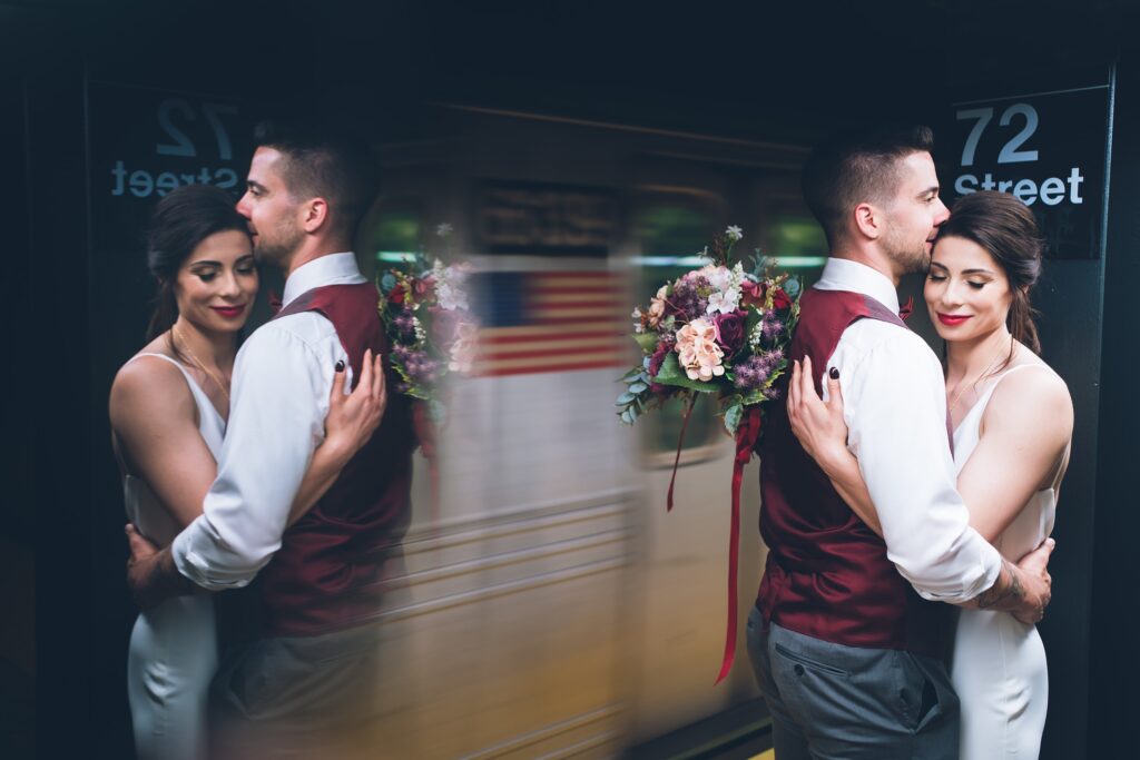 Romantic Central Park Wedding by Sascha Reinking Photography