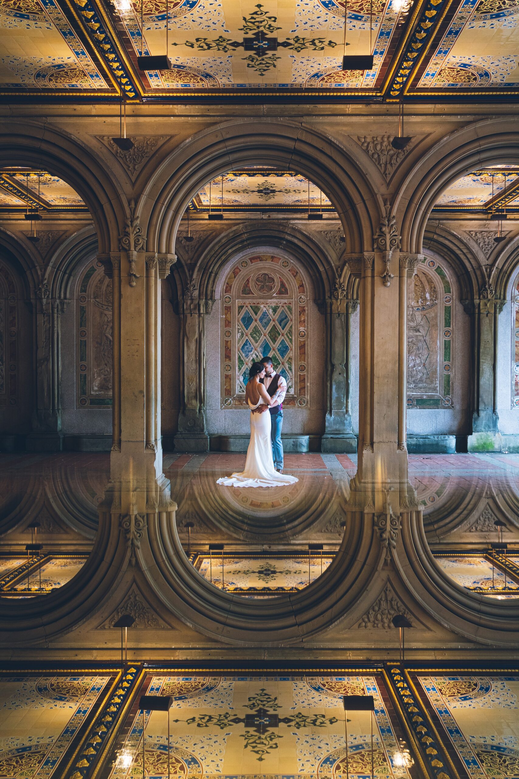 Romantic Central Park Wedding by Sascha Reinking Photography