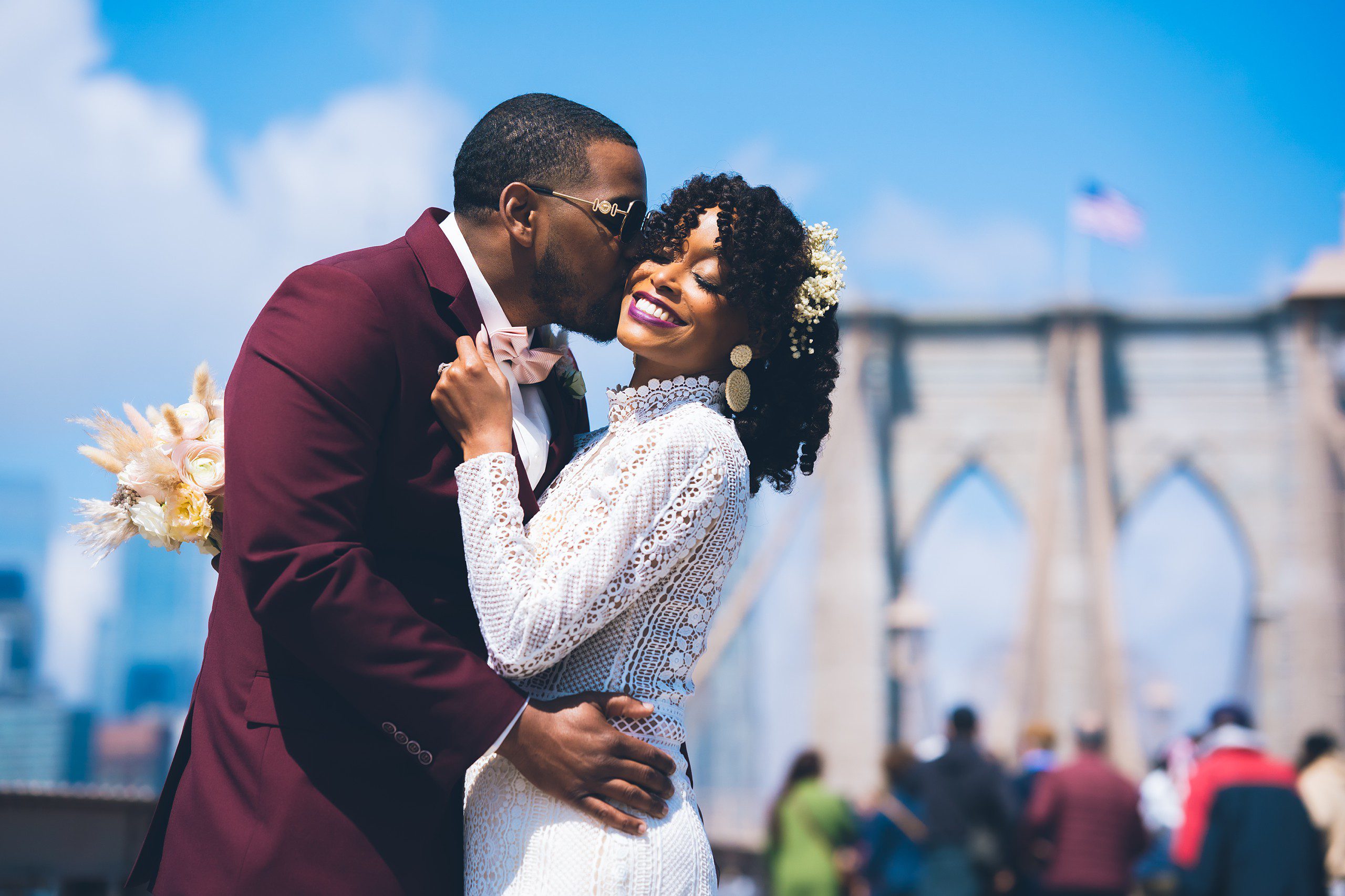 Brooklyn Bridge Elopement - Sascha Reinking Photography