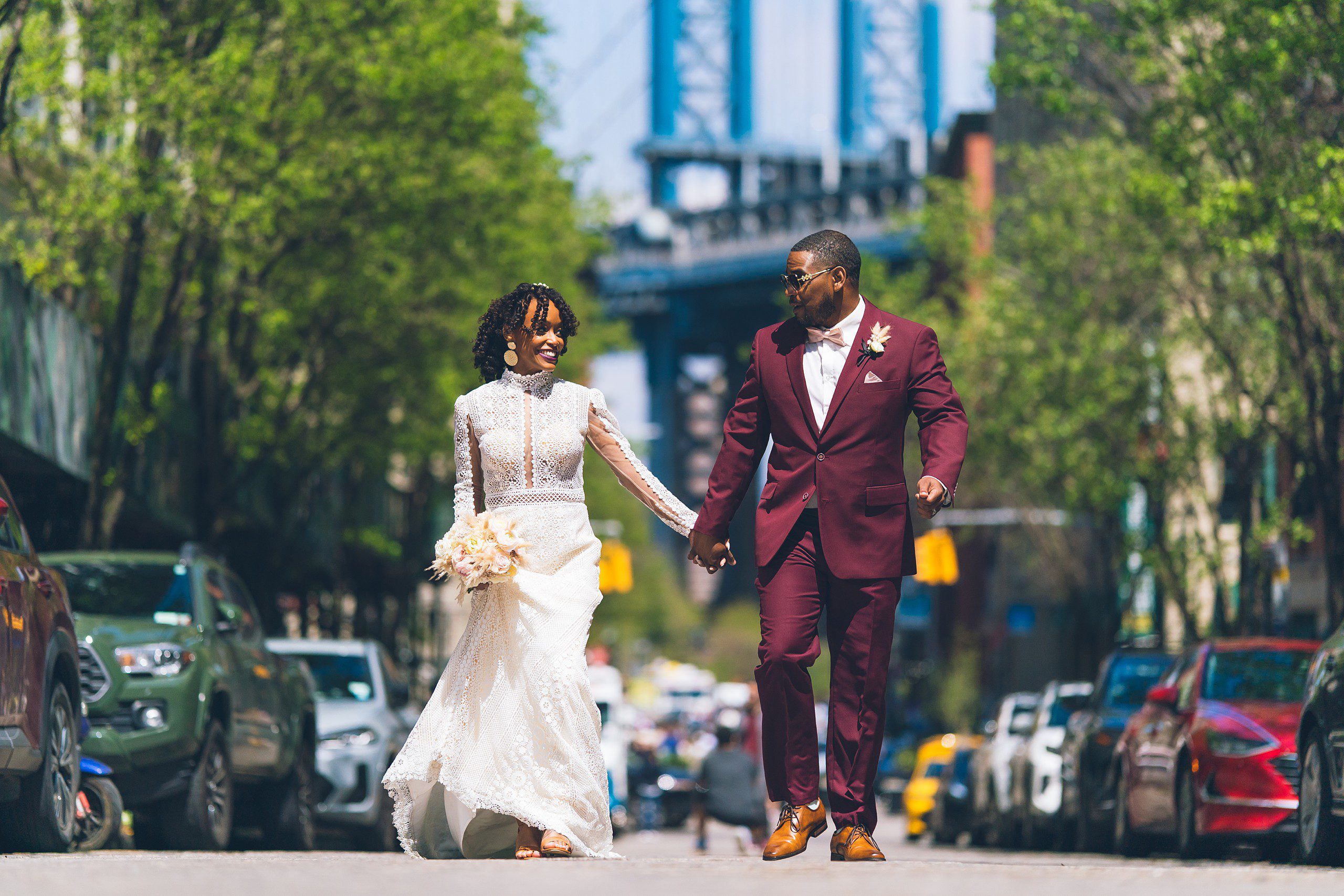 Brooklyn Bridge Elopement - Sascha Reinking Photography