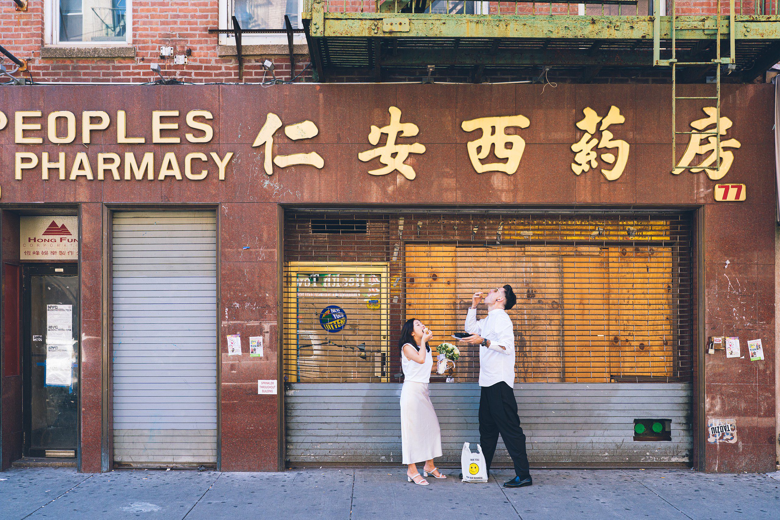 New York Chinatown Elopement by Sascha Reinking Photography