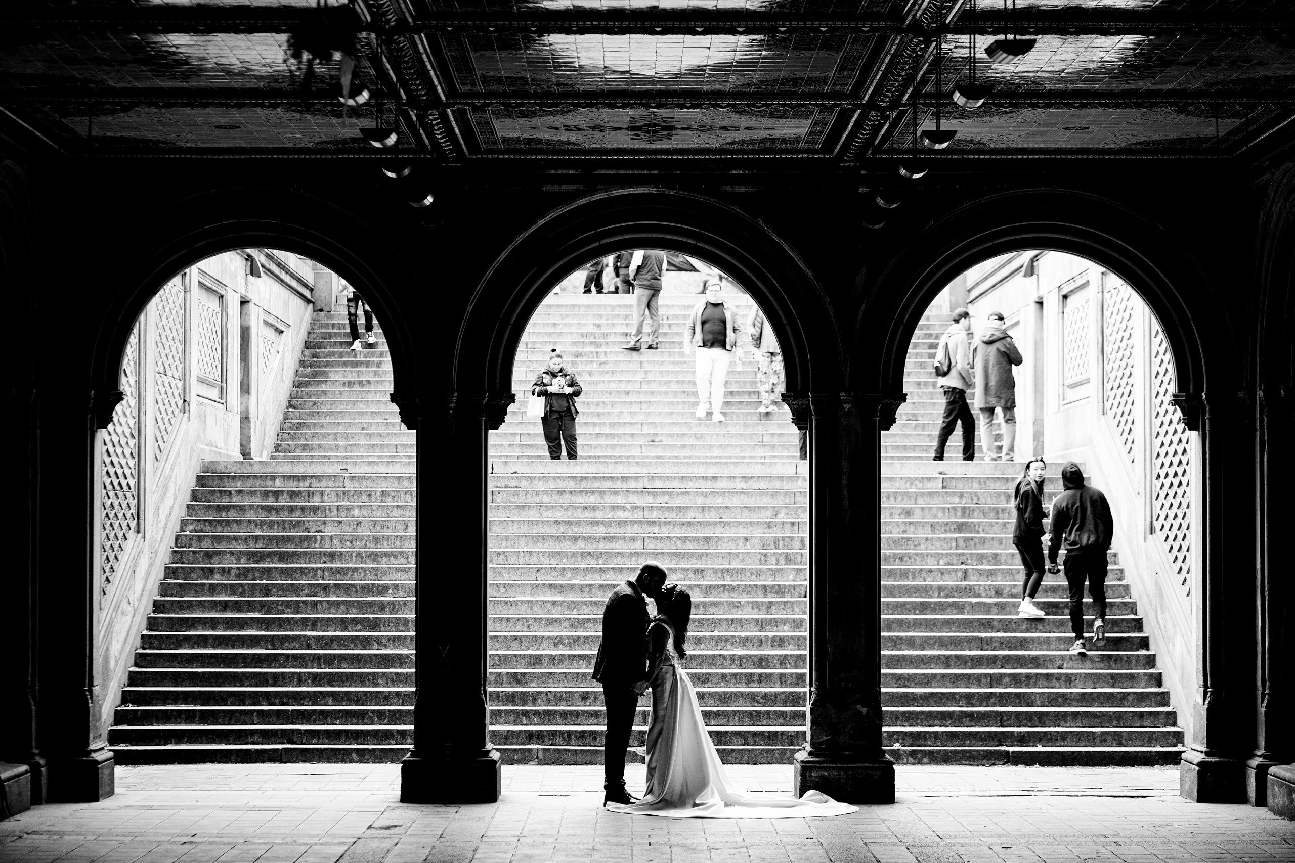 Cherry Blossom Elopement in Central Park by Sascha Reinking Photography