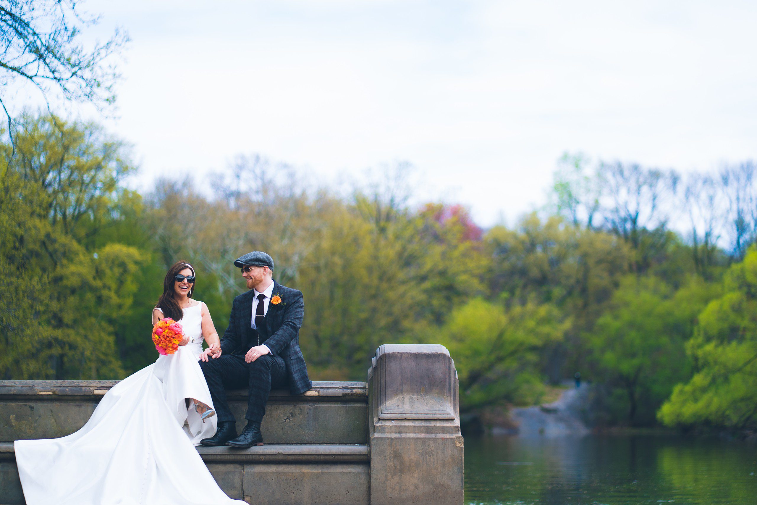 Cherry Blossom Elopement in Central Park by Sascha Reinking Photography