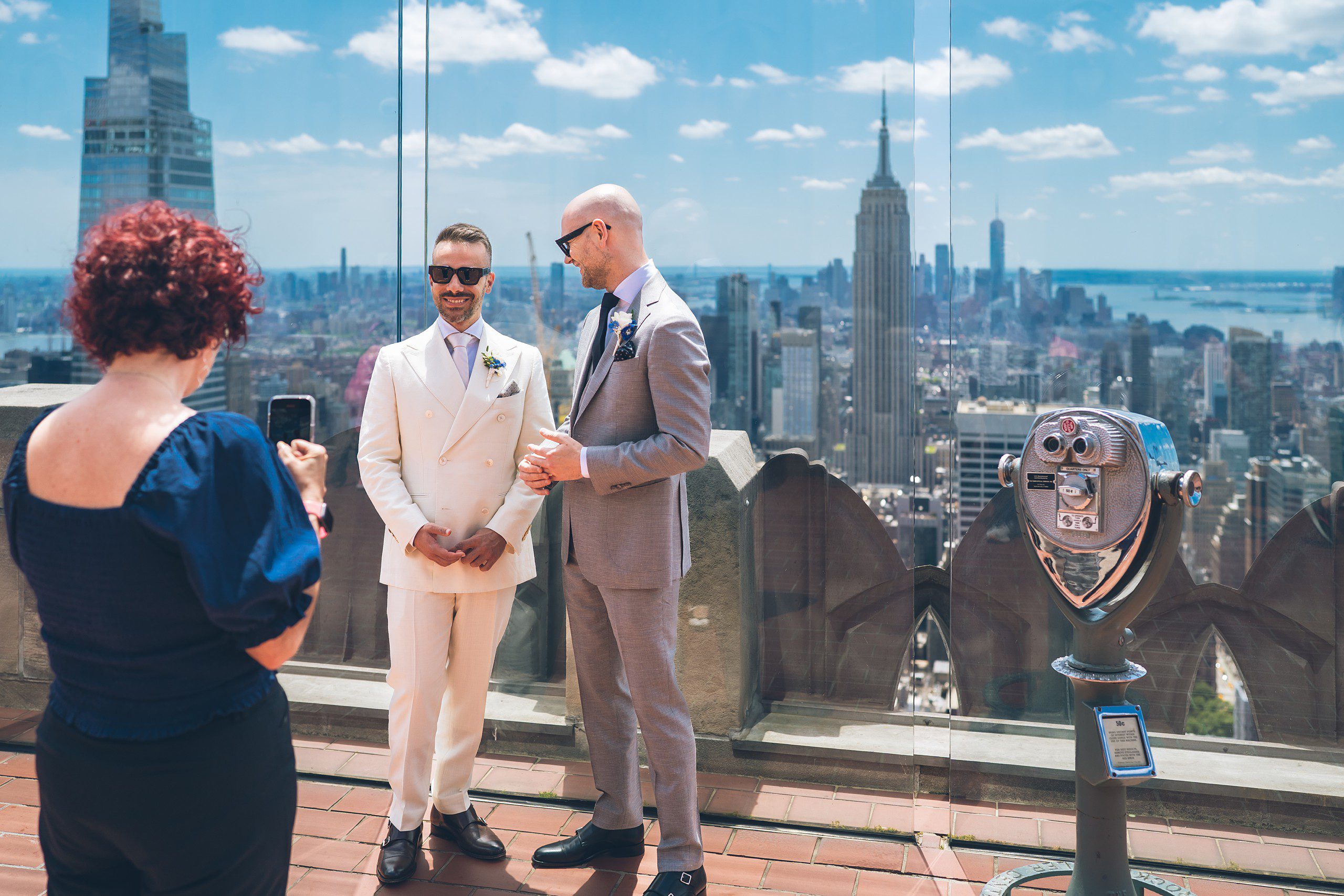 Rockefeller Center Wedding by Sascha Reinking Photography