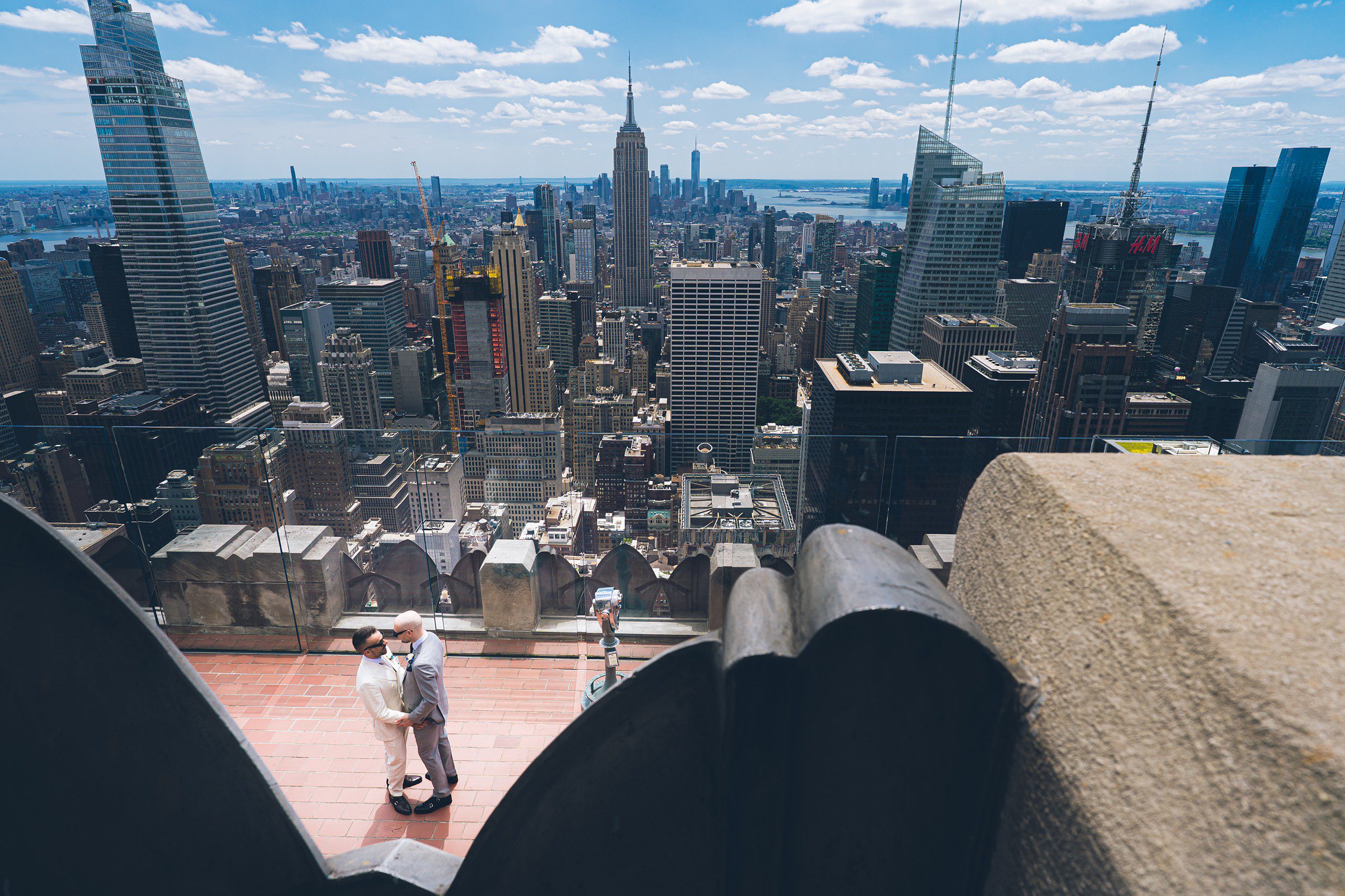 Rockefeller Center Wedding by Sascha Reinking Photography